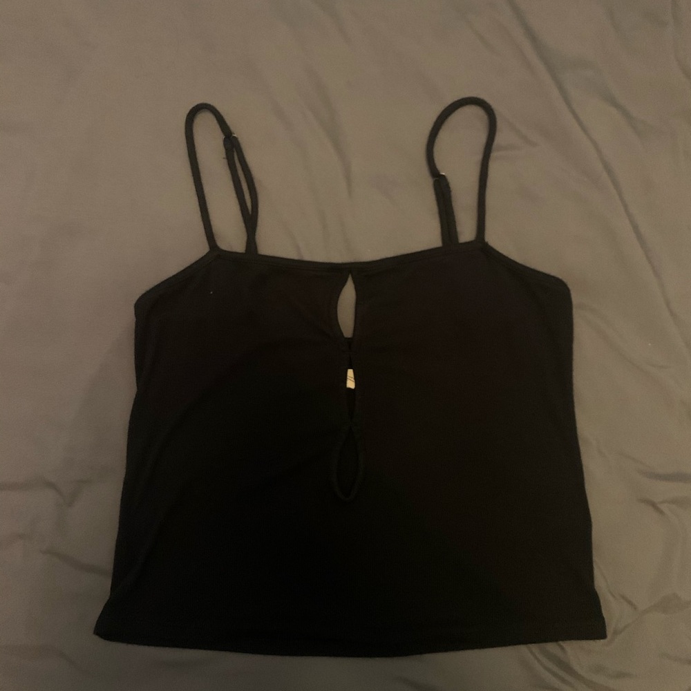 Sexy little black crop top